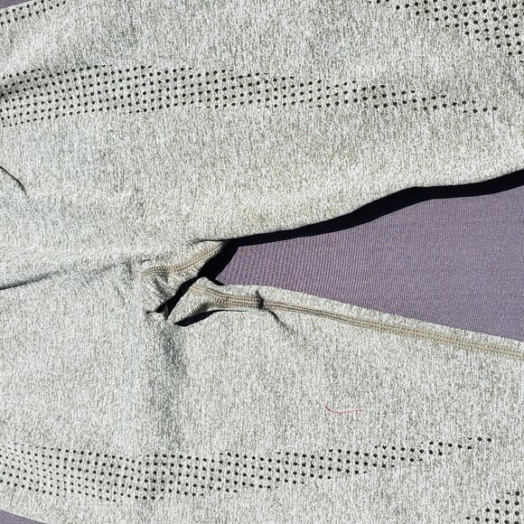 Seamless Leggings Smile Contour High Waist Workout Gym Yoga Pants Green NWT - Picture 6 of 11